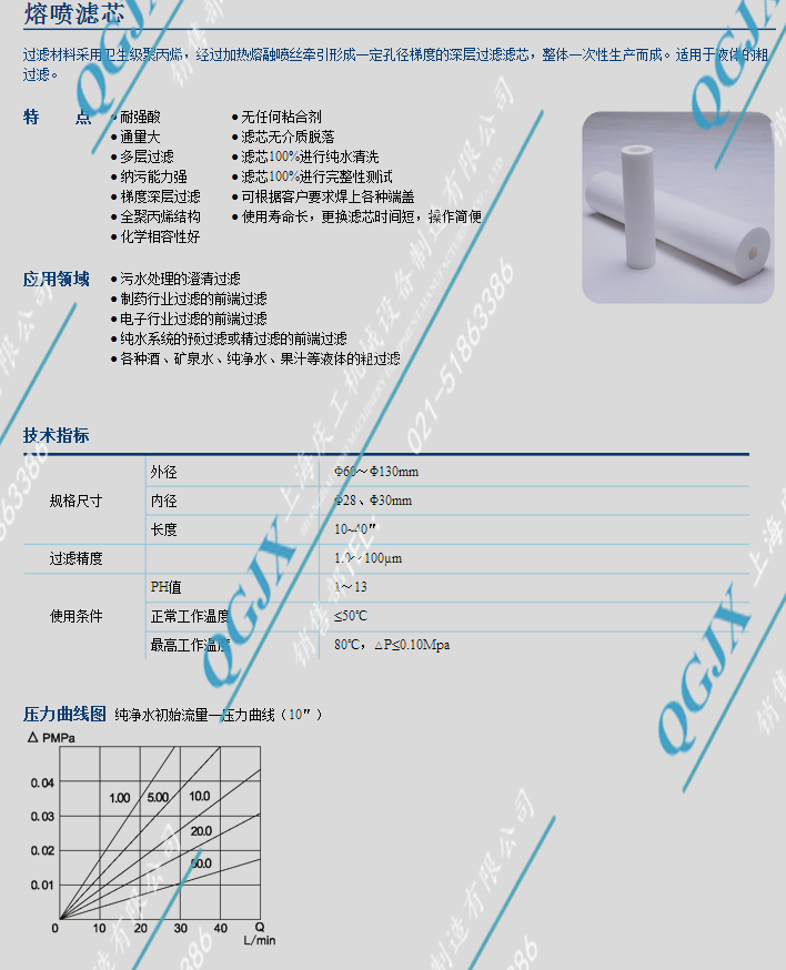 精密過濾器濾芯